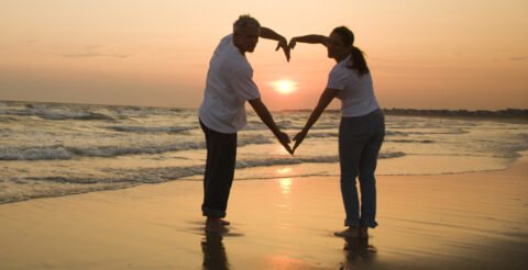 Happy couples with relationship healthy