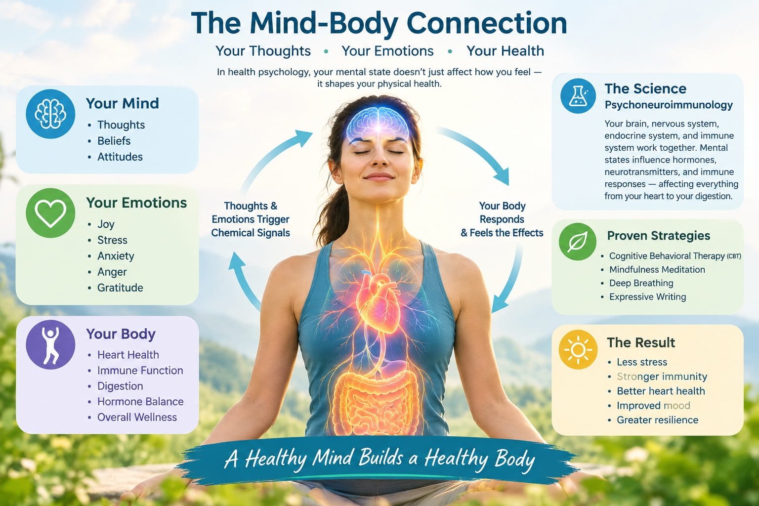 Mind Body Relationship in Health Psychology: The Science Explained