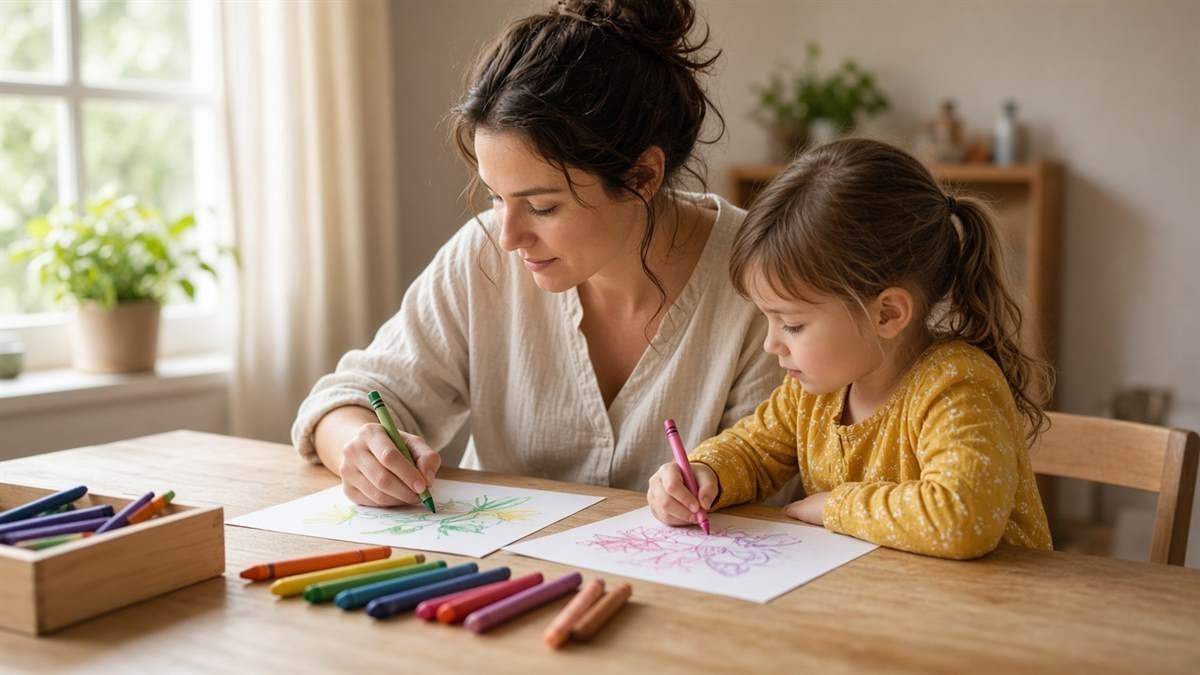 Step-by-step infographic for a family feeling weather report ritual